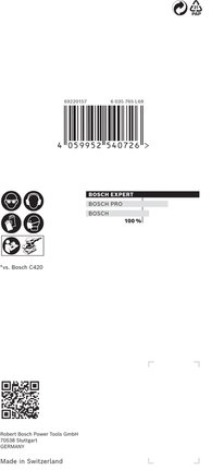 <!-- language missing --> Bosch EXPERT M480 砂磨網 80 x 133 毫米。